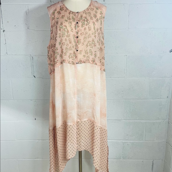 LOGO Sleeveless Duster XL
